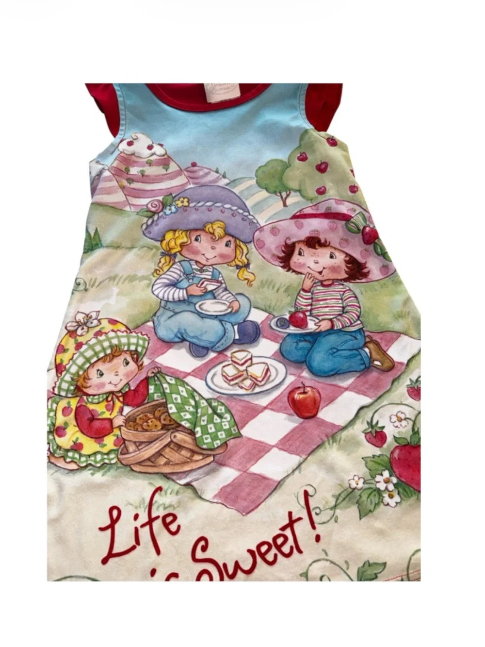 Vintage Strawberry Shortcake Girls Nightgown